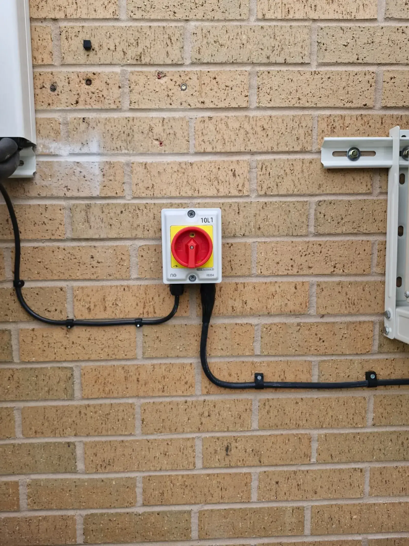 Electrical isolator switch installation in Wakefield