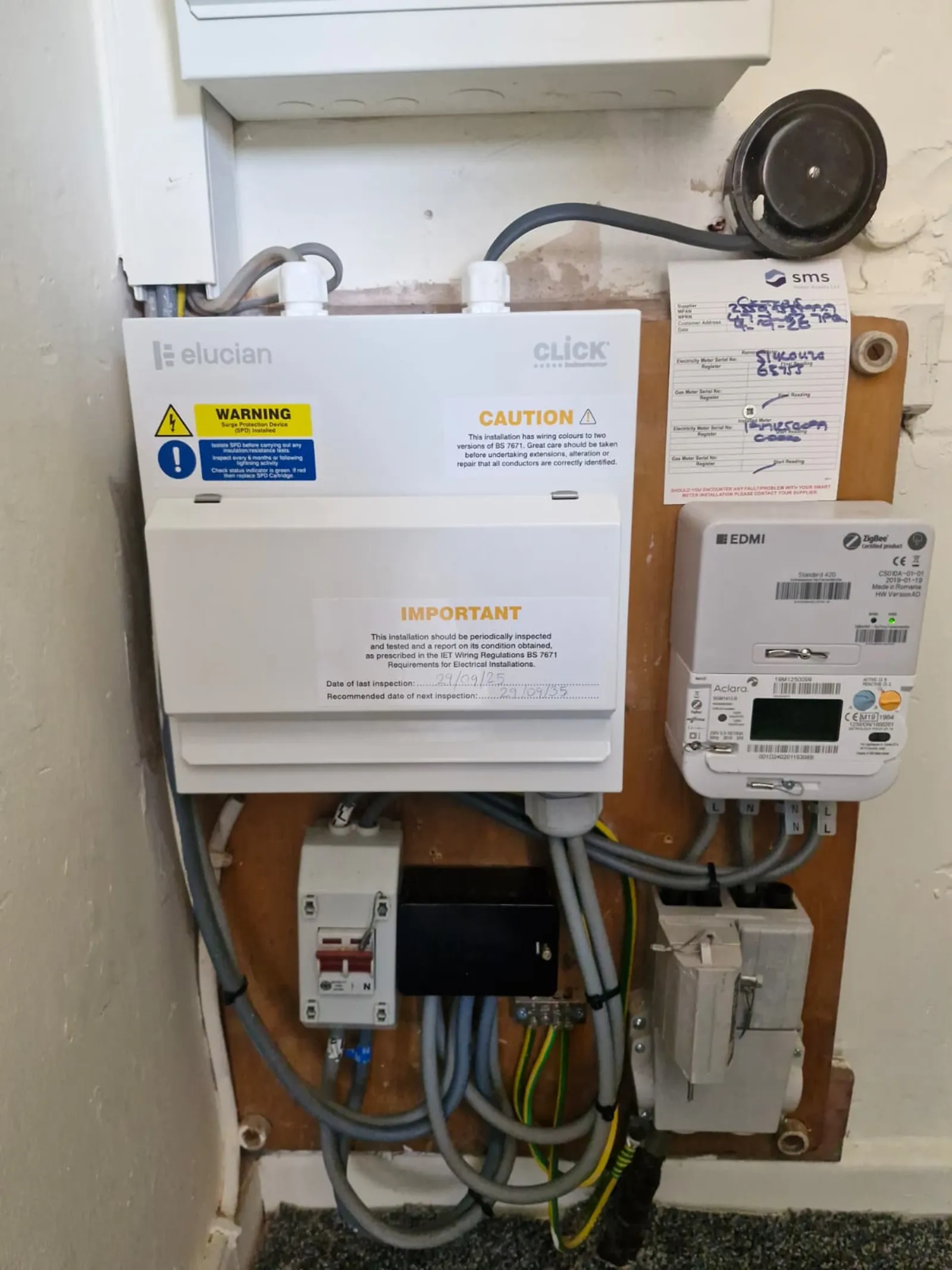 Modern fuse board installation in Wakefield home